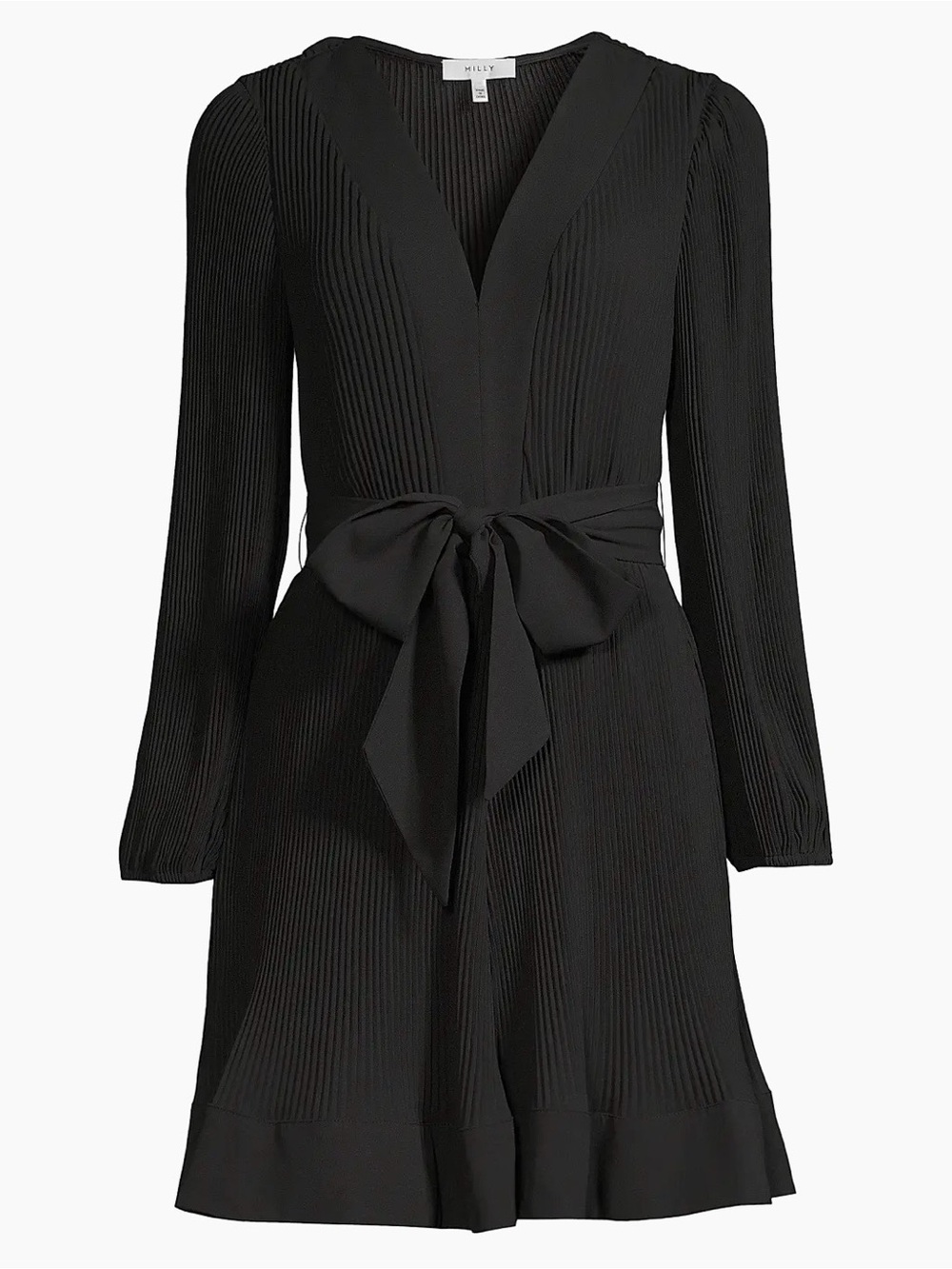 NWT Milly Liv Pleated Belted Minidress